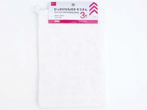 ダイソーで買うとお得なおすすめの商品ひもつきぞうきん