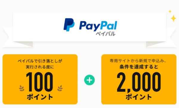 毎月ポイントがもらえるキャンペーンの紹介とスタート特典