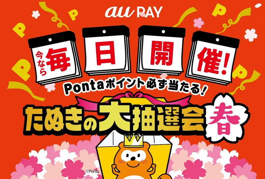 たぬきの大抽選会