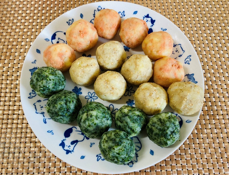 団子状に形を整えます