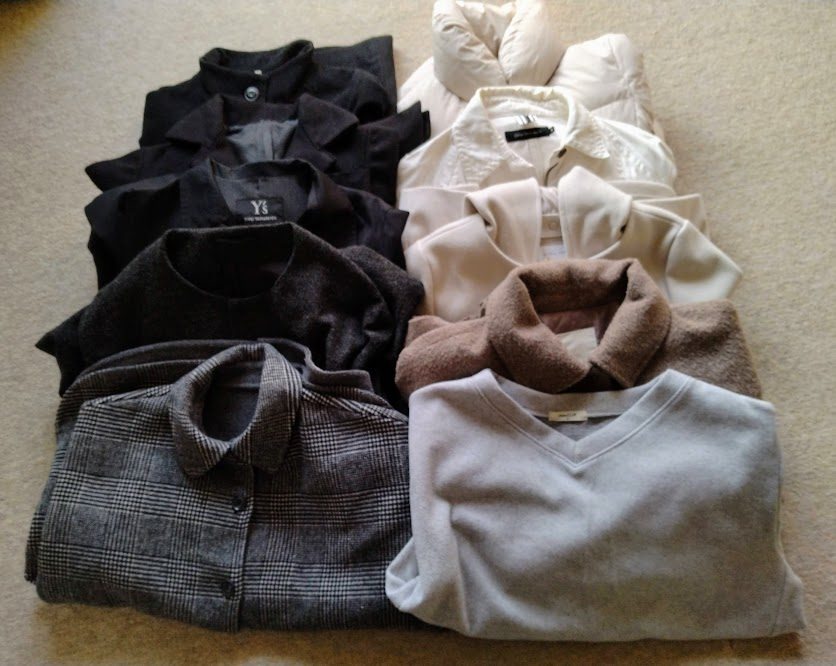 10点コースに入れた服