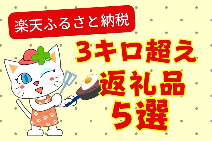 3キロ超え 返礼品 5選