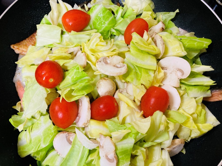 野菜をオン