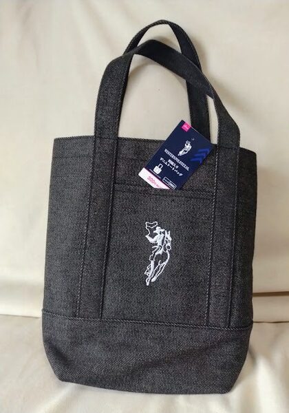 デニム地トートバッグ（WESTERNPOLOTEXAS、黒）