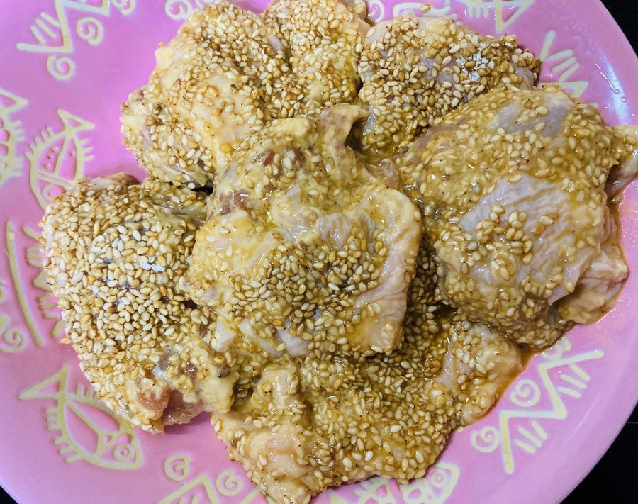 順番でまぶしていきましょう