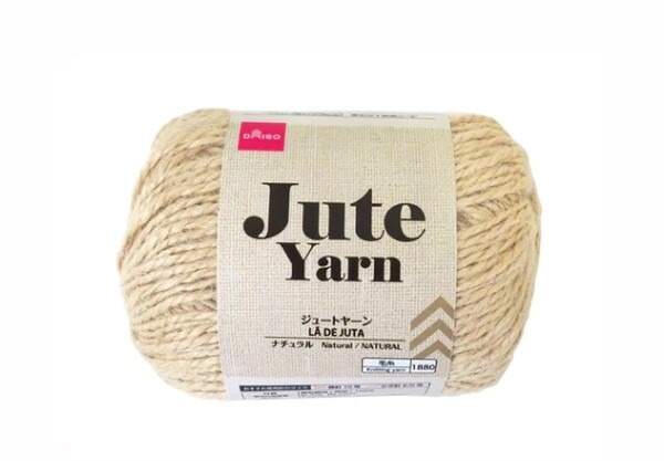 ダイソーのかごバッグ用JuteYarn