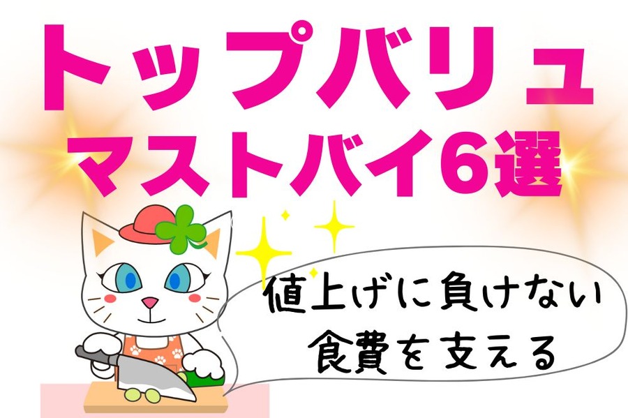 トップバリュの優秀品6選