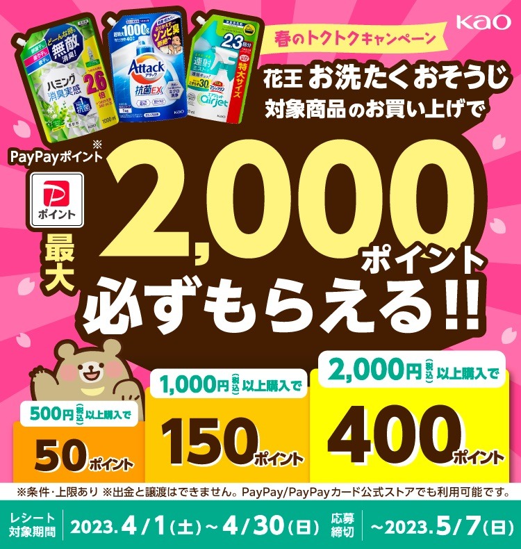 春のトクトク キャンペーン