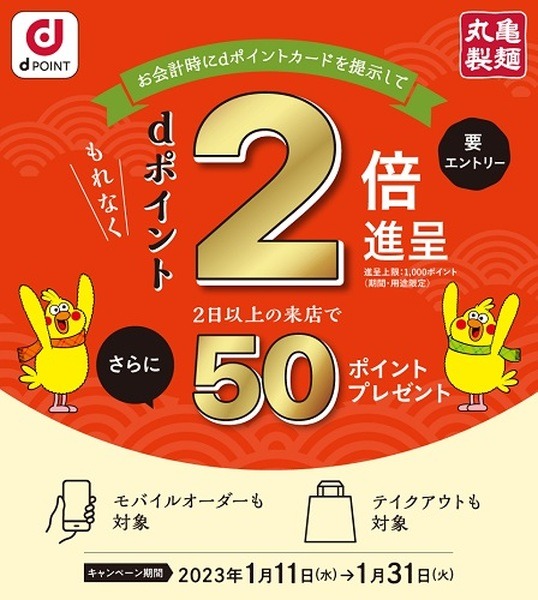 ポイント2倍のキャンペーン