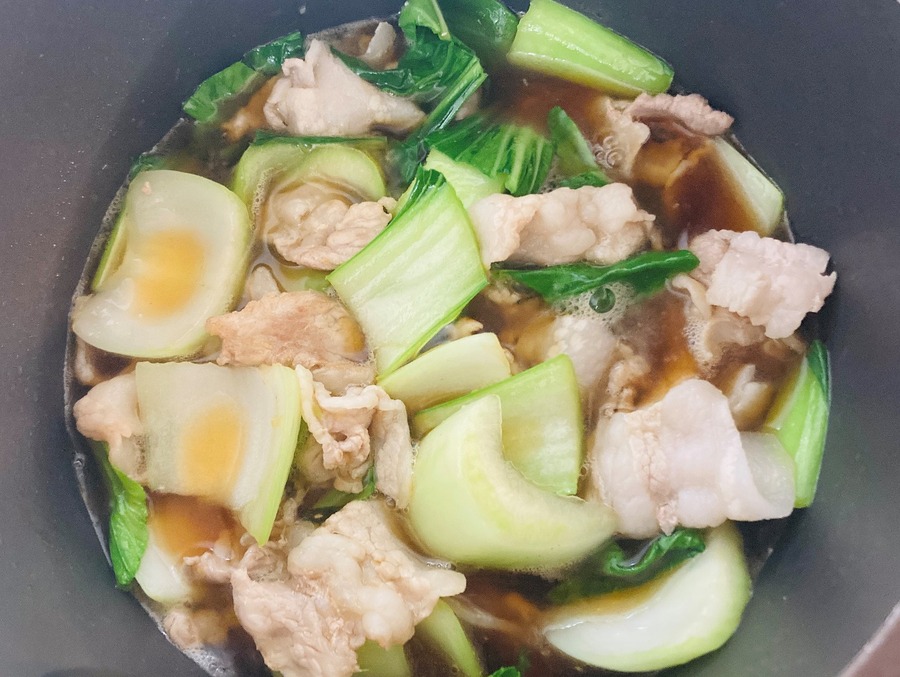 1～2分程度煮込みます