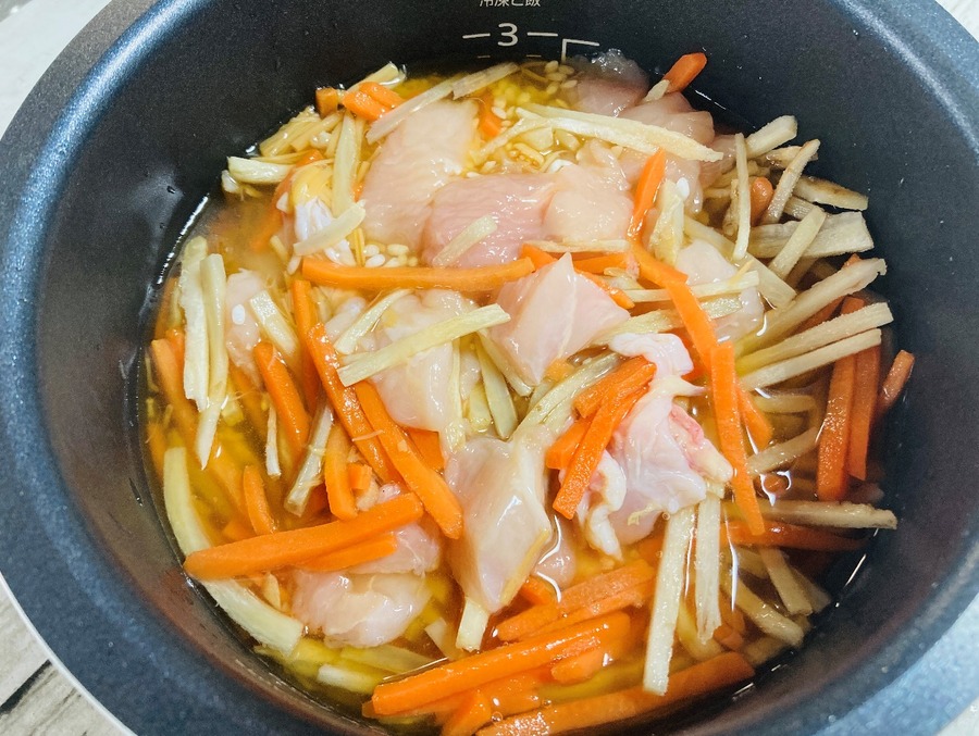 具材をオン