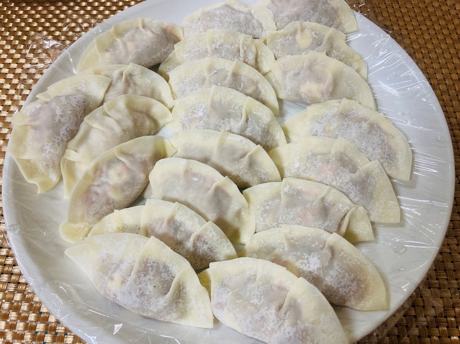餃子にしました