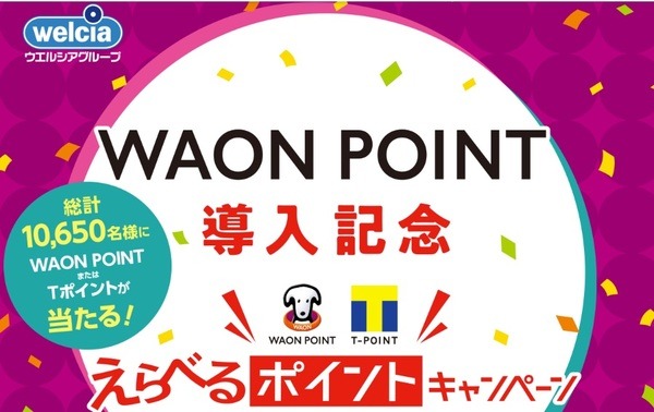 WAON POINT導入記念「えらべるポイントキャンペーン」
