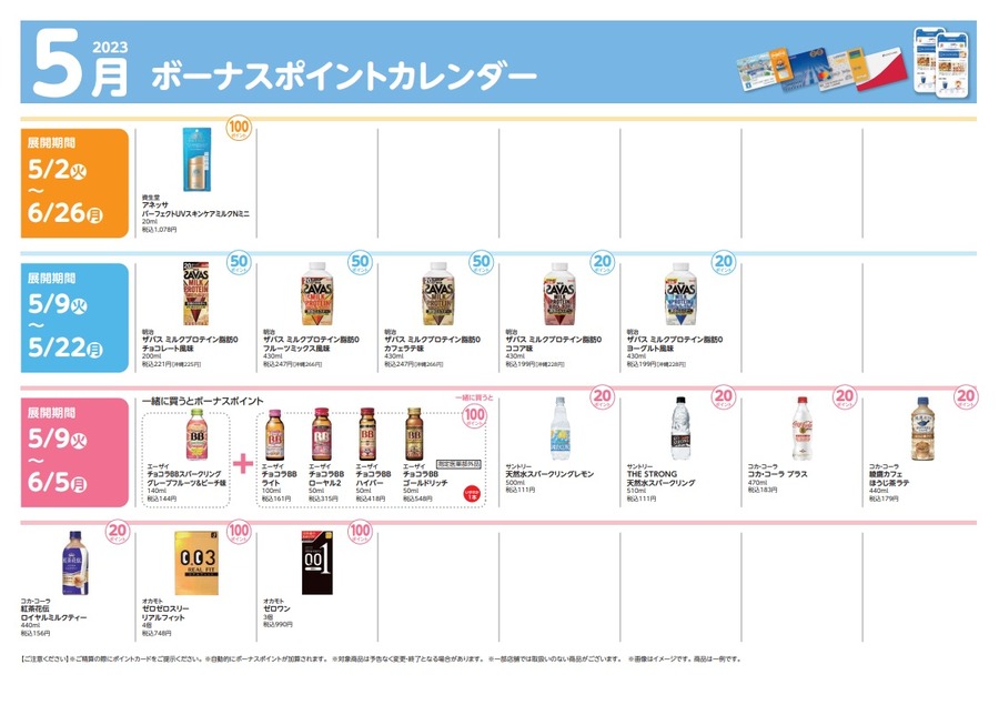 ポイ活のために「ボーナスポイント」商品も狙ってみる