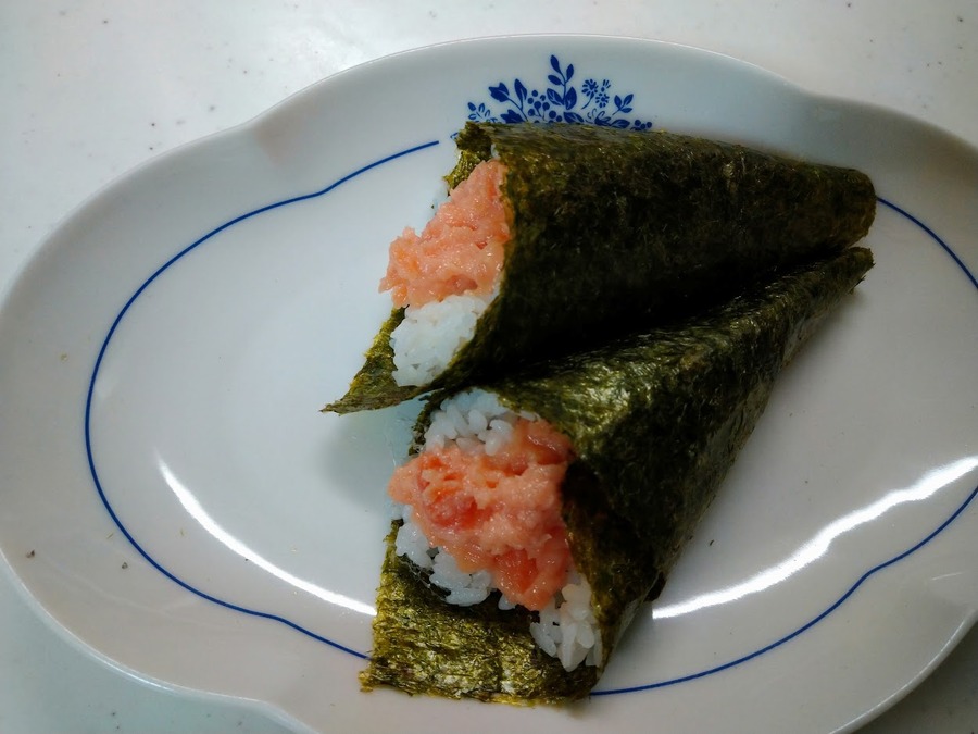 たたきで手巻き寿司