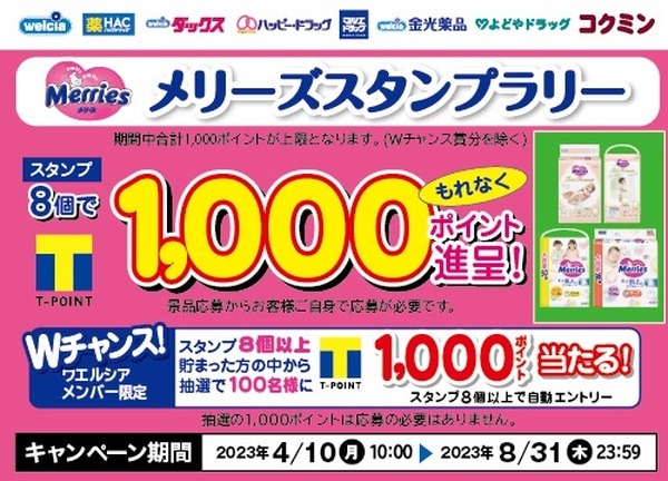 メリーズスタンプラリー