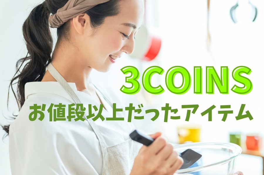 お値段以上だったアイテム3COINS