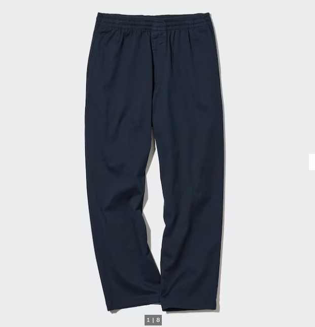 コットンリラックスアンクルパンツ