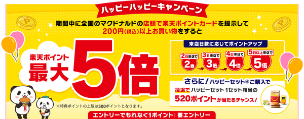 ハッピーハッピーキャンペーン