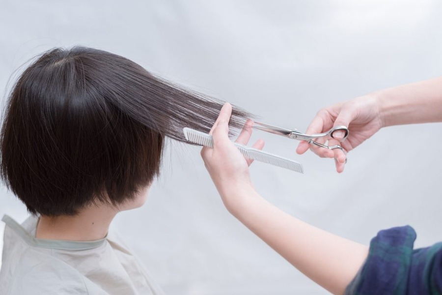 ショートヘアのカット