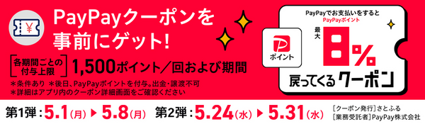 次のようなクーポンが発券されることもありますのでもらさずチェックしてください