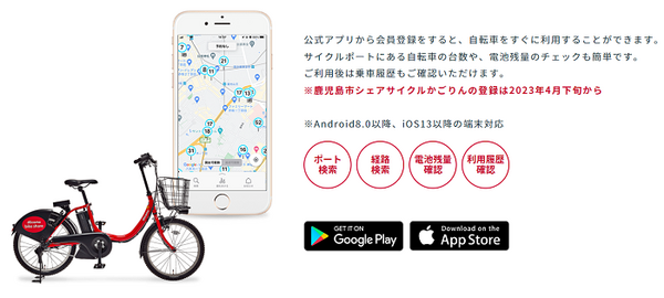 ドコモのバイクシェア