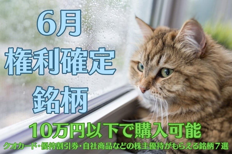 6月権利確定銘柄