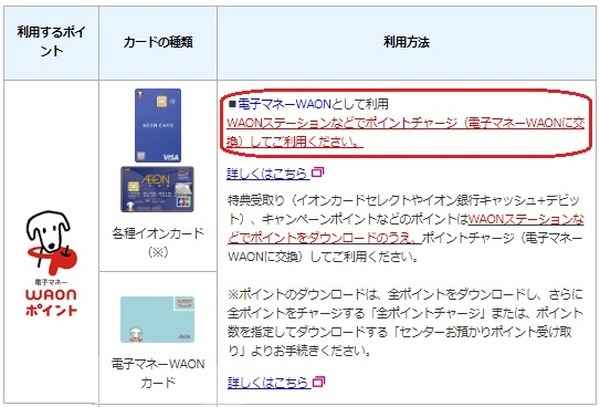 「電子マネーWAON」は注意が必要