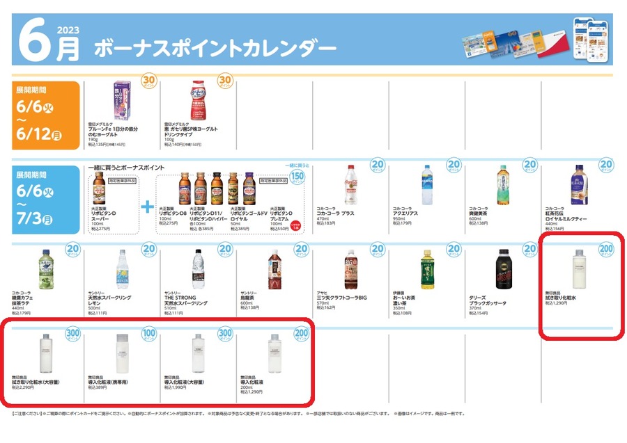 ポイ活のために「ボーナスポイント」商品も狙ってみる