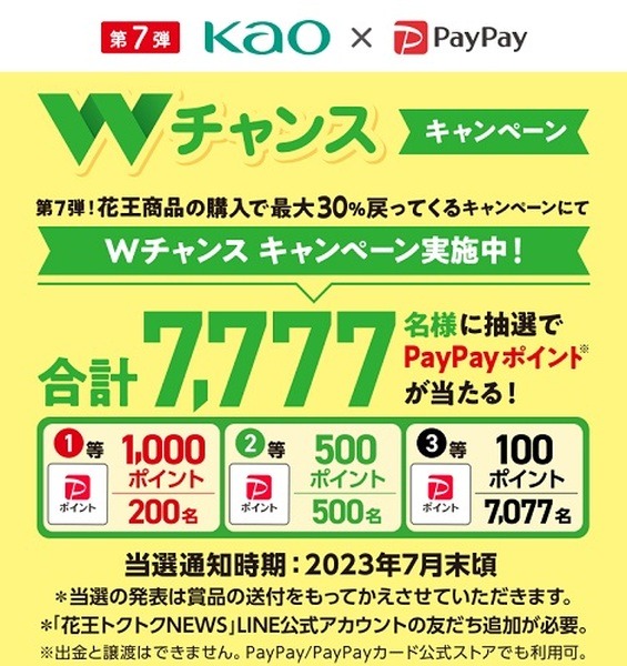 【花王キャンペーンまとめ】6月は14の豊富なキャンペーン　PayPay・ウエルシアは併用可能、カネボウ・ソフィーナの珍しいキャンペーンも
