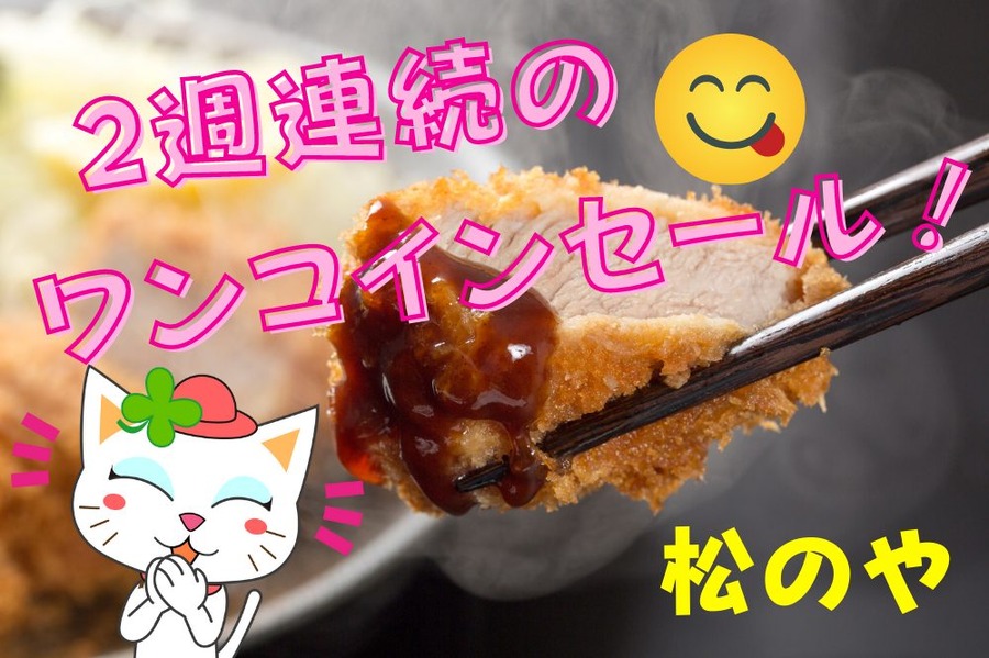 2週連続の ワンコインセール！