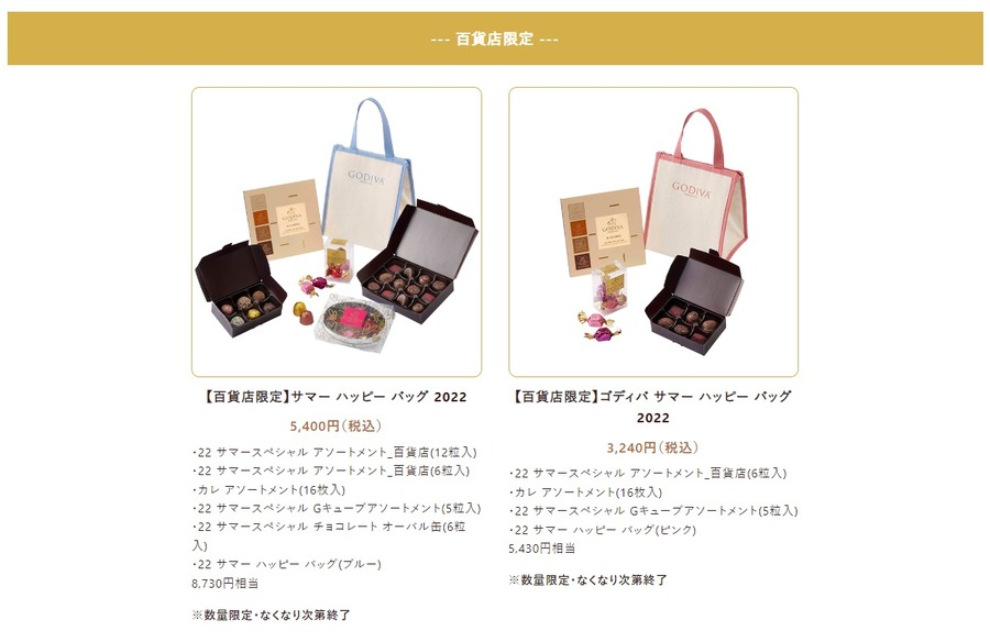 サマーハッピーバッグ2022