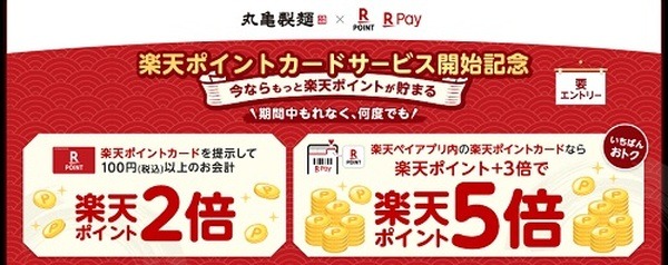丸亀×楽天ポイント