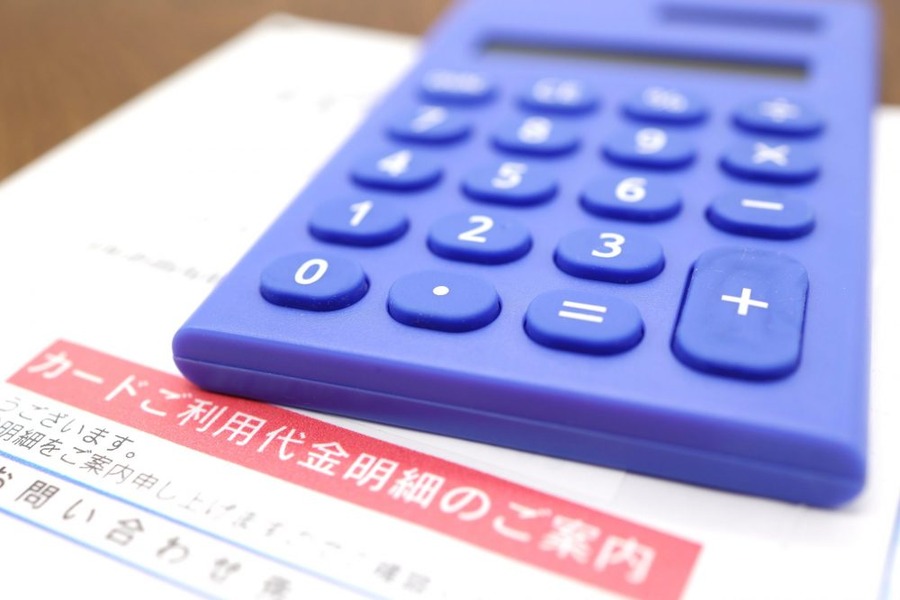 クレジットカードの利用代金明細が家計簿代わりに