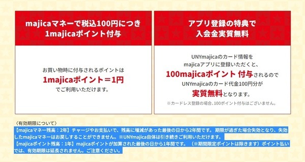 付与ポイントの有効期限