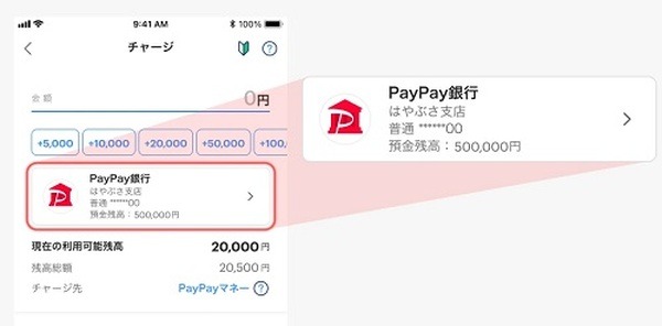 お得にチャージできる銀行口座を探すのも手