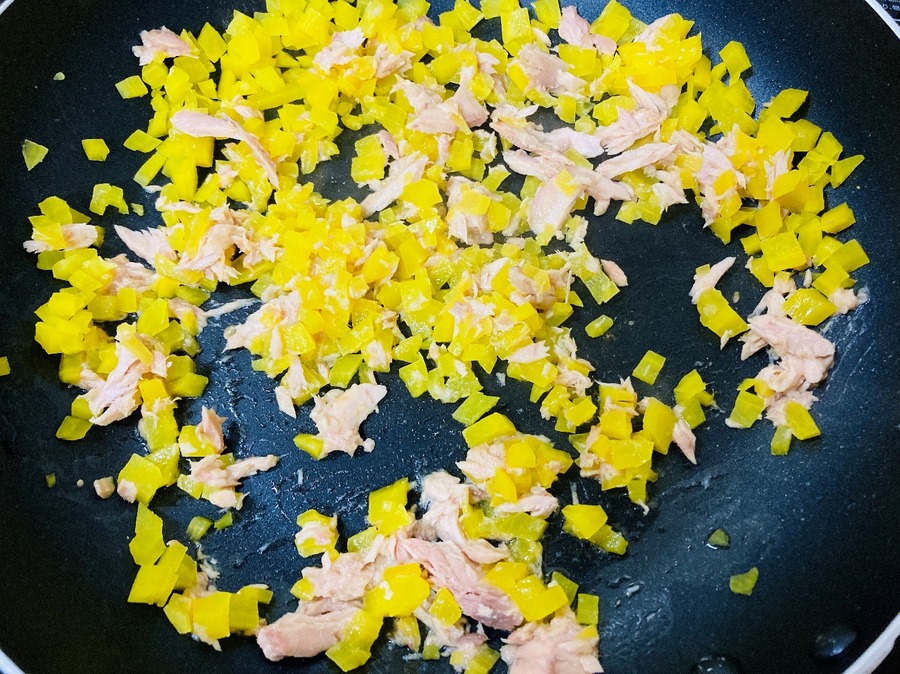 ツナたく炒飯：作り方