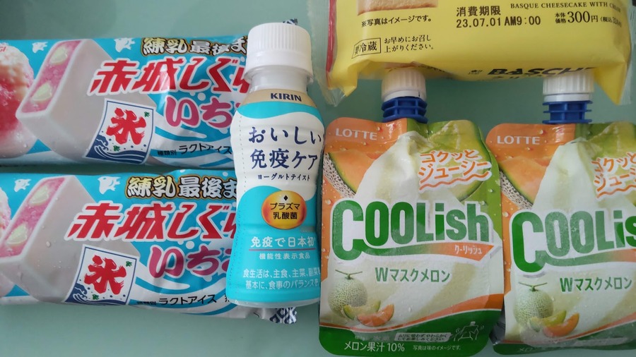 ペットボトル飲料からデザートではゼリーやプリン、アイス、お酒とも交換できました