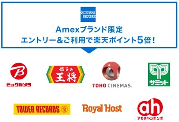 Amexならポイント5倍