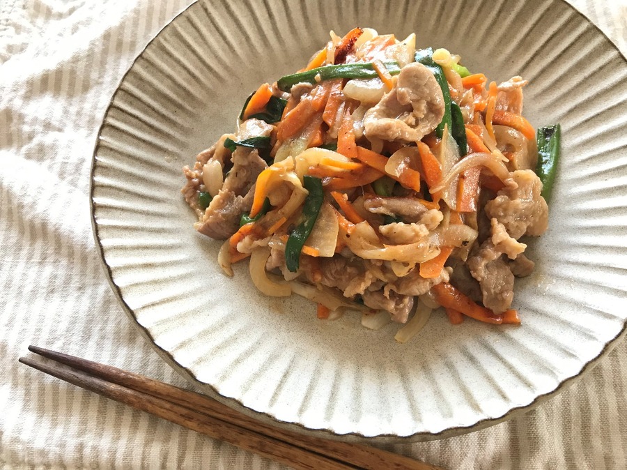 豚こま肉で作る！節約プルコギ風