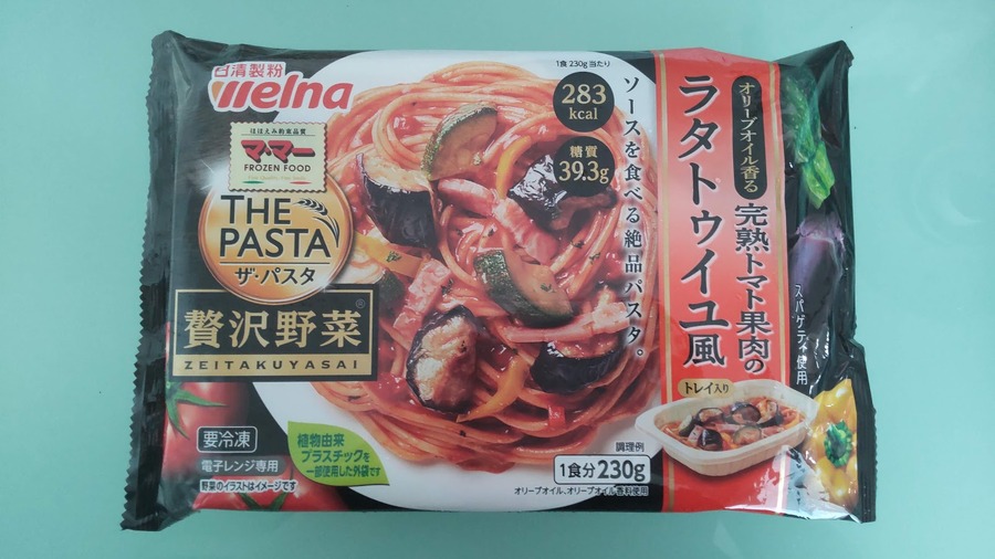 日清製粉 ザ・パスタ 完熟トマト果肉のラタトゥイユ風