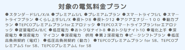 対象のプラン