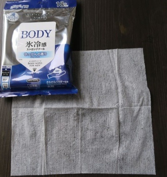BODY氷冷感の表記が涼しげ