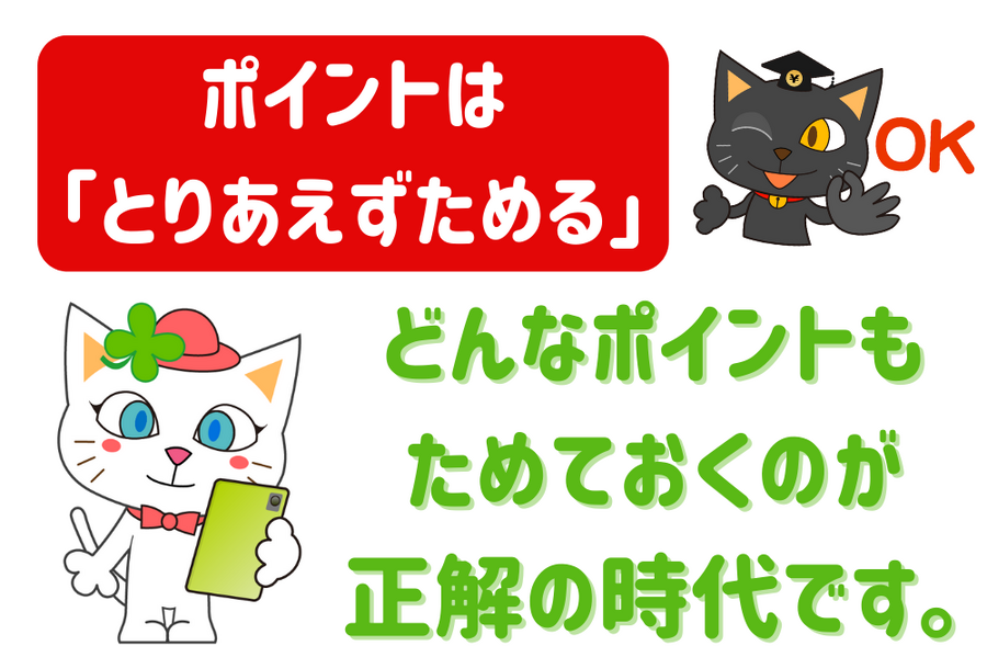 ポイントは 「とりあえずためる」