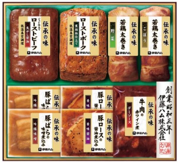 伊藤ハム 伝承の味ローストビーフと6種の惣菜セット 【夏ギフト・お中元】