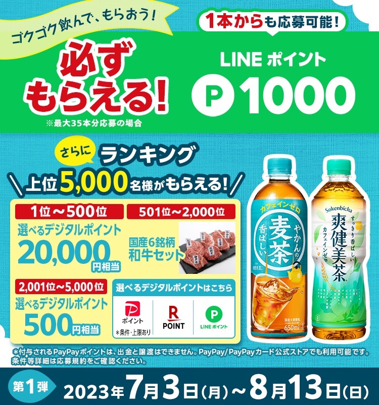 必ずもらえる！LINEポイントキャンペーン