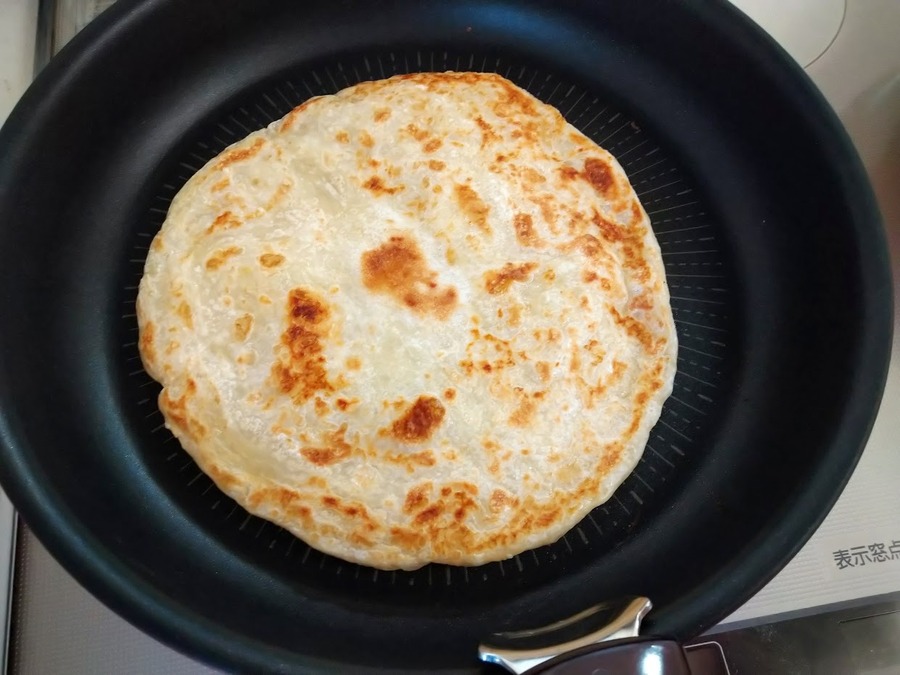 生地を焼く