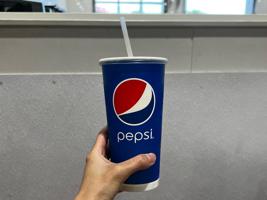 この値段でドリンクがセットになります