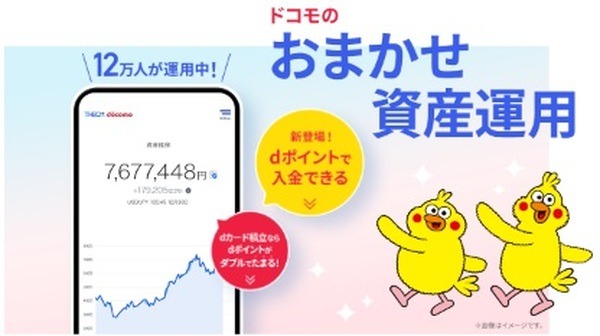 月末時点での運用資産額1万円につき、ドコモユーザーは1.5ポイント貯まります