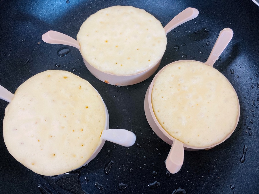 気泡が出てきたところ